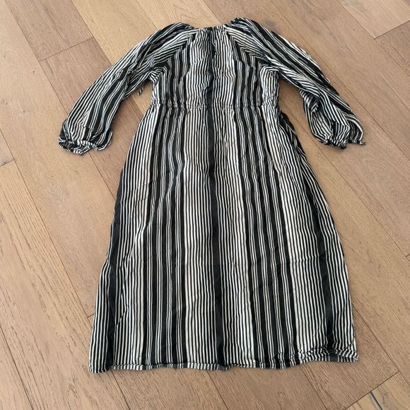 $118 Everlane The TENCEL™ Gathered Maxi Dress  Shirtdress size XXS m8 - Picture 6 of 8